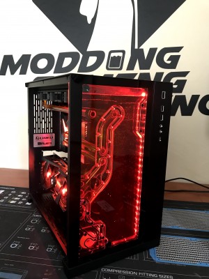 Lian Li O11 Dynamic Aorus Distro