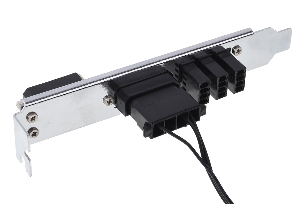 Phobya Slot konzol 4Pin Molex és 3x 4Pin PWM ventilátorcsatlakozó /1013220/