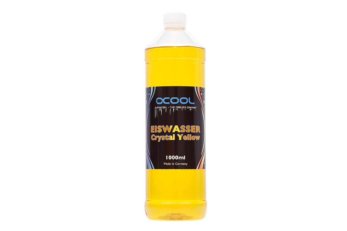 Alphacool Eiswasser Crystal Yellow 1000ml /18546/