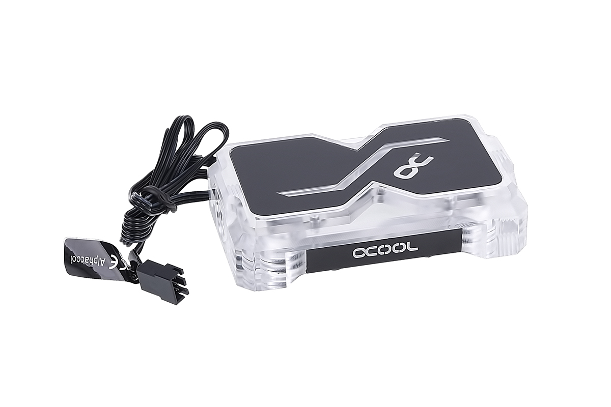 Alphacool GPX SLI Connector Dual - Plexi - Adressable RGB - 3 PCI-E Space