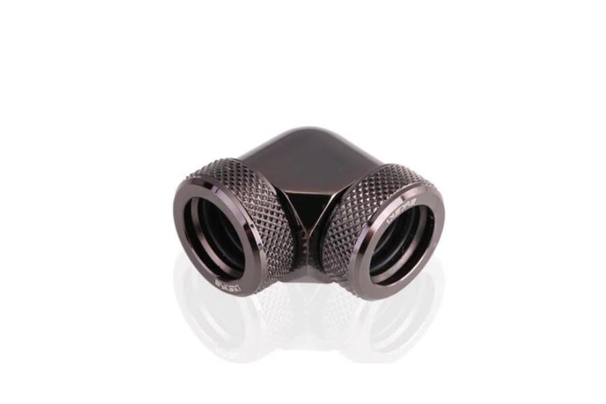 Bykski B-HTJ-DB90-V2-BN HardTube 14mm 90° adapter - Gun /B-HTJ-DB90-V2-BN/