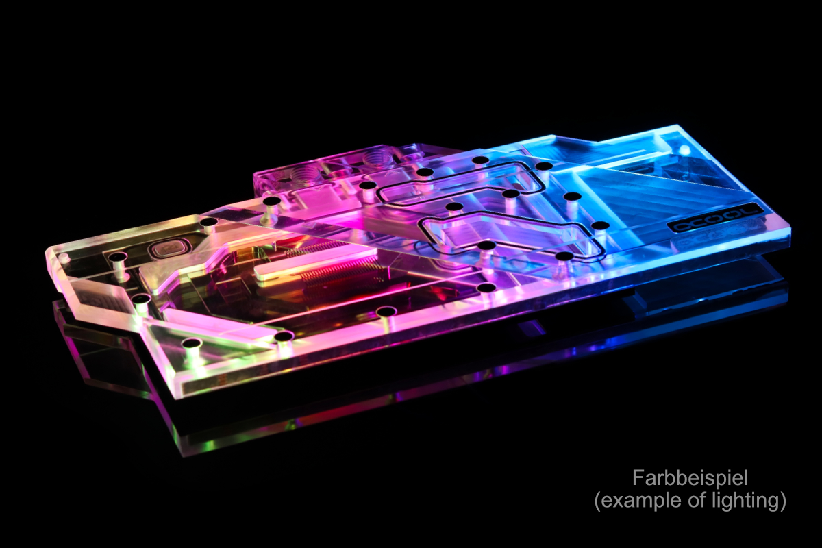 Alphacool Eisblock Aurora Plexi GPX-A AMD Radeon 5700 XT Sapphire Nitro+ /11753/