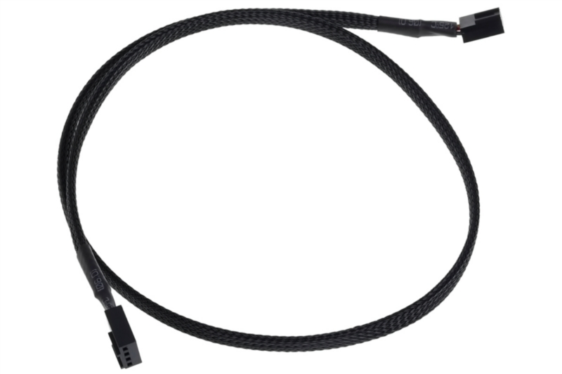 Phobya 4pin PWM adapter 60cm  anya - anya - fekete /1012291/