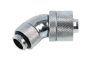 Alphacool 45° fokos fitting 16/10mm - nikkel (17083)