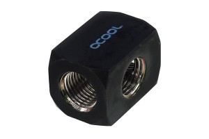 Alphacool HF TEE T-alakú G1/4, adapter - fekete (17030)