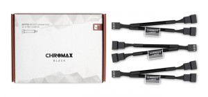 Noctua NA-SYC1 chromax.black Y-Splitterkábel - fekete (NA-SYC1.black)