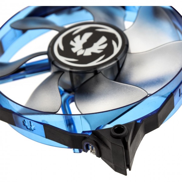 BitFenix Specter Xtreme 120 mm kék LED ventilátor - fekete (BFF-SXTR-12025B-RP)