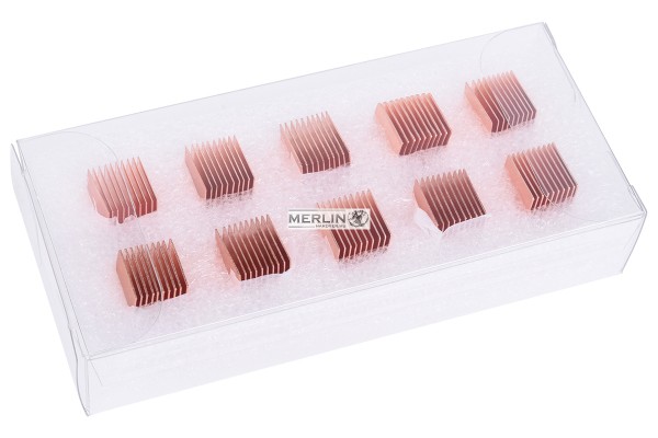 Alphacool GPU RAM Copper Heatsinks 10x10mm - 10 db. /17426/