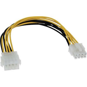 Inline - 8pin EPS hosszabbító 20cm