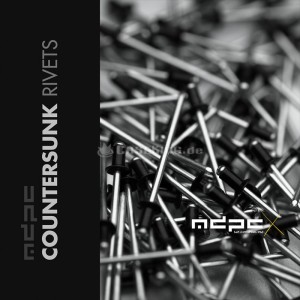 MDPC-X Blind Rivet Countersunk Fekete FlexPaint, 10 db(RI-CH-BK)