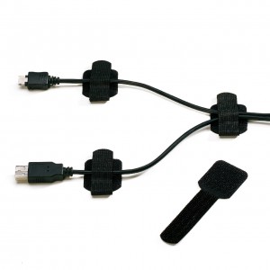 LABEL THE CABLE PRO Fali kábelrendező 50db - Fekete (PRO 3110)