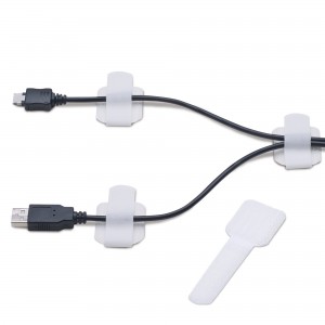 LABEL THE CABLE PRO Fali tépőzáras kábelrendező 50db - Fehér (PRO 3120)