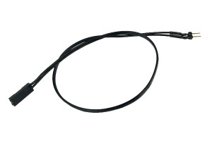 Phobya 2pin kábel hosszabbító aljzat / dugó - 30cm