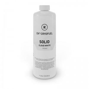EK Water Blocks EK-CryoFuel Solid Premix, Cloud White - 1000ml (3831109880302)