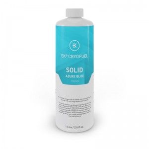 EK Water Blocks EK-CryoFuel Solid Premix, Azure Blue - 1000ml (3831109880357)