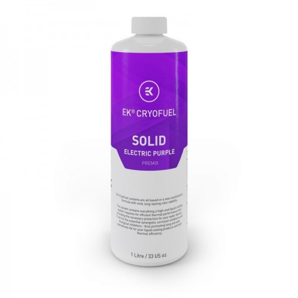 EK Water Blocks EK-CryoFuel Solid Premix, Electric Purple - 1000ml (3831109880340)