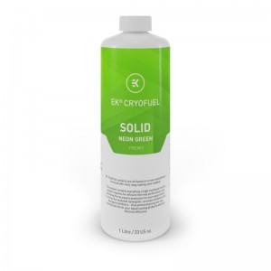 EK Water Blocks EK-CryoFuel Solid Premix, Neon Green - 1000ml (3831109880364)