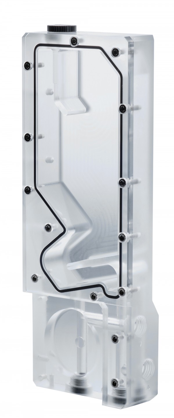 PHANTEKS  R220C tartály - átlátszó akril hátlap, DRGB LED (PH-R220C_02)