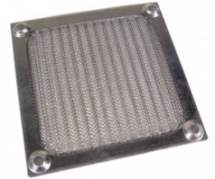 Aluminium ventilátor szűrő 120mm - ezüst (FFM-120-S)