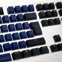 Ducky Horizon PBT Double-Shot Keycap Set, DE Layout(DKSA109-DEPDBBZOH)