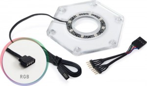 Bitspower Water Tank Hexagon RGB Add-On (BP-WTHU-RGB)
