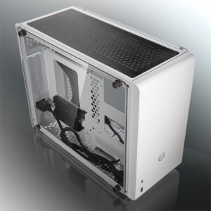Raijintek Ophion EVO Mini-ITX, Tempered Glass - fehér (0R20B00151)