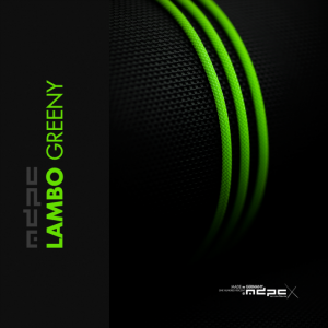 MDPC-X Sleeve Medium - Lambo-Greeny UV, 1m - Zöld (SL100-SA-LG)
