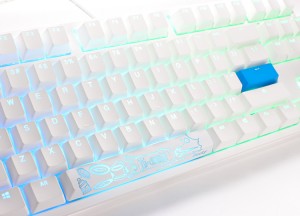 Ducky ONE 2 TKL PBT Gaming billentyűzet, MX-Black, RGB LED - fehér (DKON1787ST-ADEPDWWT1)