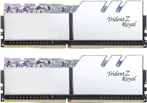 G.Skill Trident Z Royal silber DIMM Kit 32GB, DDR4-3200, CL16-18-18-38 (F4-3200C16D-32GTRS)