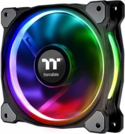 Thermaltake Riing Plus 12 RGB radiátorventilátor Lumi Plus TT Premium Edition Combo készlet, 120mm, 3 csomag, LED vezérlés (CL-F076-PL12SW-A)