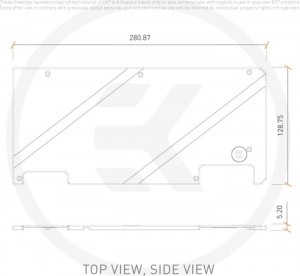EKWB EK-Quantum Vector Strix RTX 3070/3080/3090 Backplate - Nickel (3831109832486)