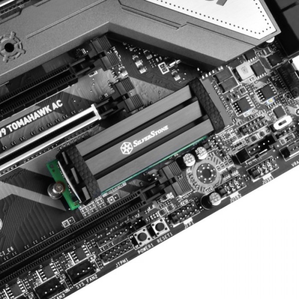 SilverStone TP02-M2 passzív SSD hűtő, alumínium (SST-TP02-M2 / 50007)
