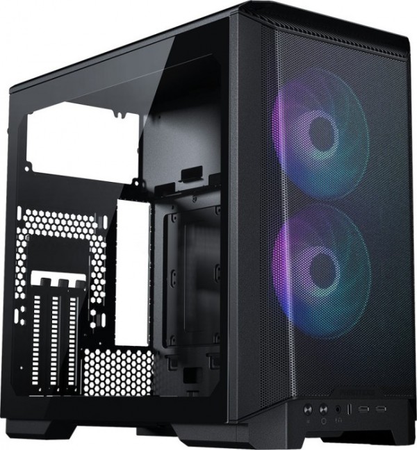 PHANTEKS Eclipse P200A D-RGB Mini-ITX, Tempered Glass - fekete (PH-EC200ATG_DBK01)