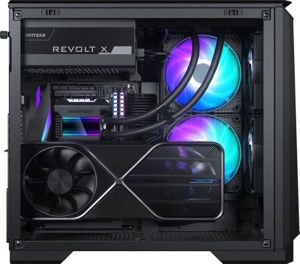 PHANTEKS Eclipse P200A D-RGB Mini-ITX, Tempered Glass - fekete (PH-EC200ATG_DBK01)