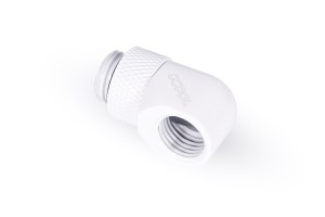 Alphacool Eiszapfen L-csatlakozó forgatható G1/4 külső - G1/4 belső - Fehér /17485/