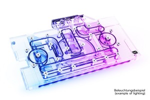 Alphacool Eisblock Aurora Acryl GPX-N RTX 3070 TUF/DUAL + Backplate /11958/