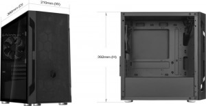 SilverStone - SST-FAH1MB - Számítógépház (SST-FAH1MB)