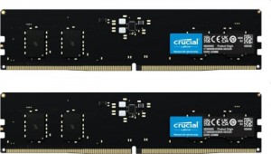 Crucial DDR5 DIMM Kit 32GB, DDR5-4800, CL40-39-39, on-die ECC (CT2K16G48C40U5)