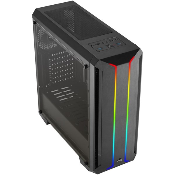 Aerocool Skyline ARGB V1 Midi-Tower, Acryglas - fekete (ACCM-PV39012.11)