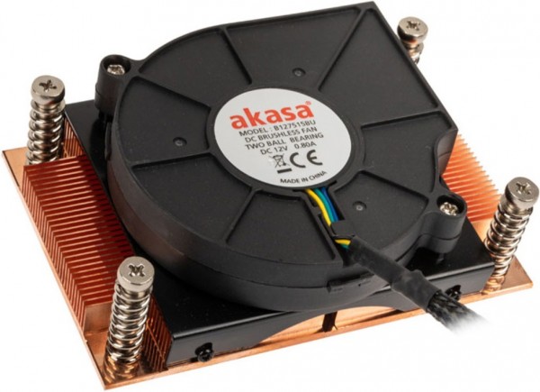 Akasa Low Profile CPU hűtő, AM4 (AK-CC1109BP01)