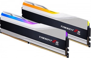 G.Skill Trident Z5 RGB silver DIMM Kit 32GB, DDR5-5600, CL36-36-36-89, on-die ECC