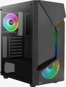 Aerocool Scape ARGB ATX Fekete Edzett üveg /ACCM-PV36133.11/