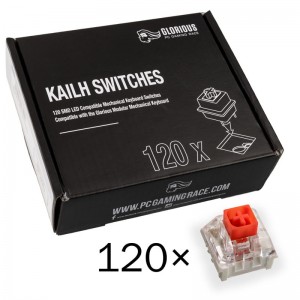Glorious PC Gaming Race Kailh Box Red Switches (120 db)(KAI-RED)