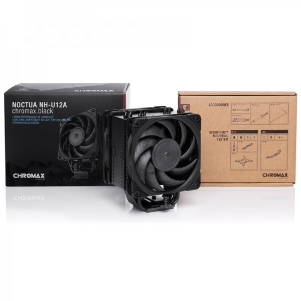 Noctua NH-U12A chromax.black, CPU-hűtő (NH-U12A chromax.black)
