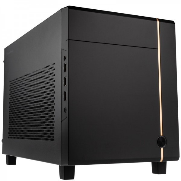 Silverstone SST-SG14B Sugo Mini-ITX ház - fekete (SST-SG14B)