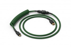 Glorious Coiled Cable Forest Green USB-C Spirálkábel Zöld /GLO-CBL-COIL-FG/