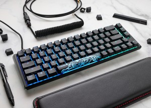 Billentyűzet Ducky ONE 3 SF MX Speed Silver RGB Premium ABS Magyar (HU) Fekete