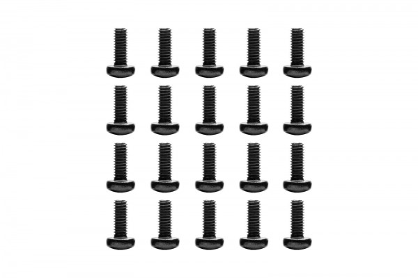 EKWB EK-Loop Phillips Head Screw Set M4x10mm - Black (20pcs) (3831109898000)