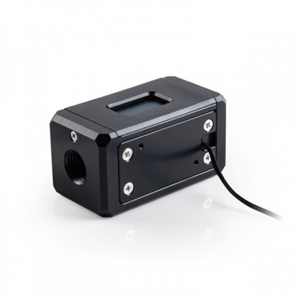 Bitspower áramlásérzékelő, 2x G1/4 hüvelykes csatlakozó, OLED kijelző (BP-FMD)