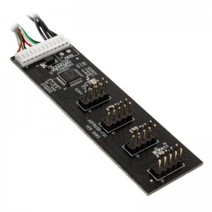 Kolink USB 2.0 hub kártya, 60 cm-es USB és Molex kábellel (PGW-AC-KOL-004)